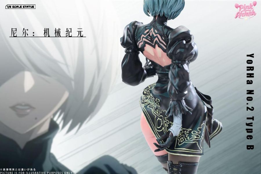 【預購】Aetheria 二次元 重塗 YoRHa No. 2 Type B 2B 尼爾:自動人形 心蹤,shinzou,GK,雕像,公仔,玩具,模型,一番賞,GK模型,GK雕像