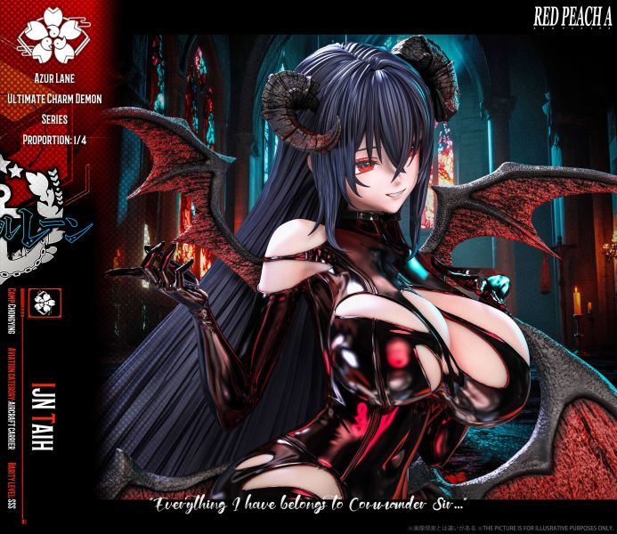 【預購】Red Peach A 魅魔大鳳 碧藍航線 心蹤,shinzou,GK,雕像,公仔,玩具,模型,一番賞,GK模型,GK雕像