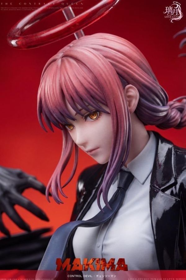 【預購】璃月 瑪奇瑪 環焰鴉影 鏈鋸人 心蹤,shinzou,GK,雕像,公仔,玩具,模型,一番賞,GK模型,GK雕像