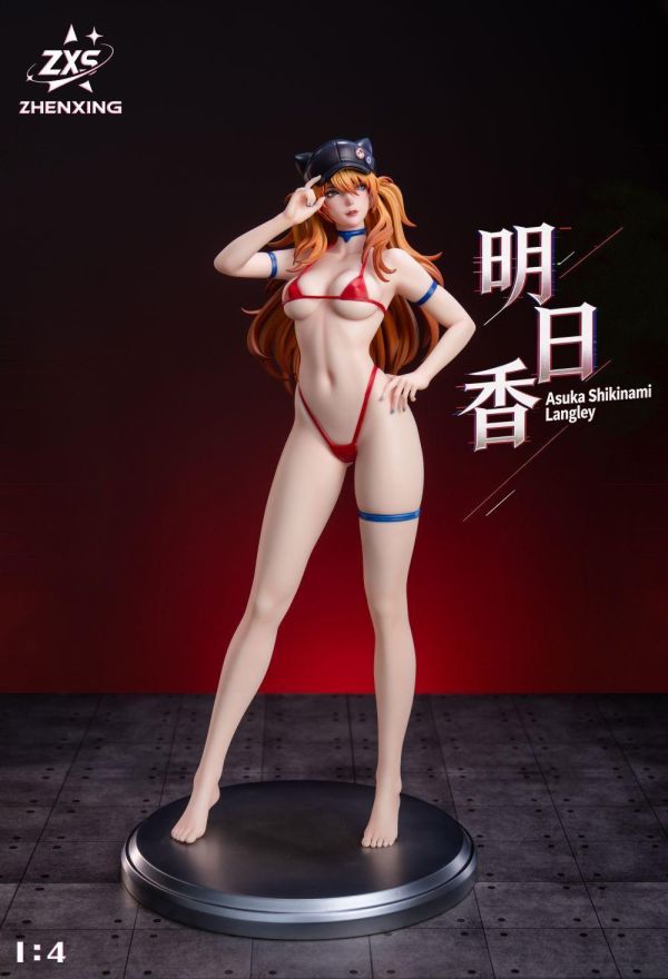 【預購】zhenxing 明日香 EVA新世紀福音戰士 心蹤,shinzou,GK,雕像,公仔,玩具,模型,一番賞,GK模型,GK雕像