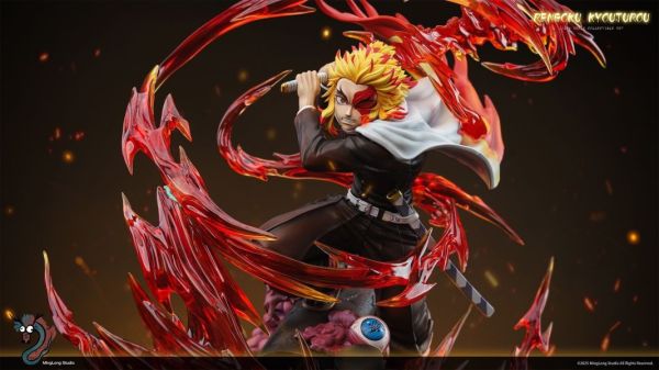 【預購】名龍 Minglong 炎柱 煉獄杏壽郎 鬼滅之刃 心蹤,shinzou,GK,雕像,公仔,玩具,模型,一番賞,GK模型,GK雕像