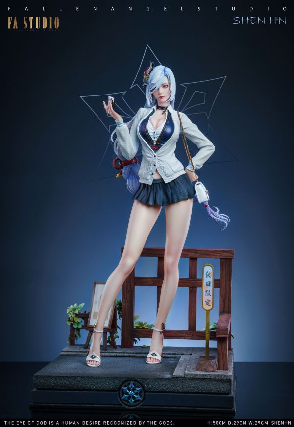 【預購】FallenAngel FA 申鶴 至尊版 原神 心蹤,shinzou,GK,雕像,公仔,玩具,模型,一番賞,GK模型,GK雕像