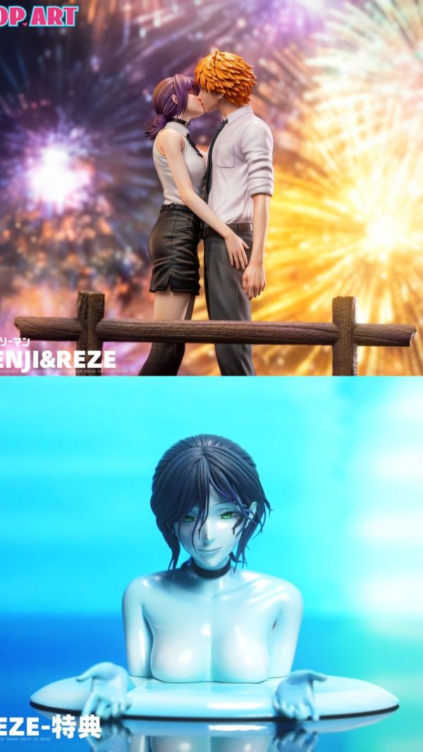 【預購】POP ART 蕾塞 電次 鏈鋸人 心蹤,shinzou,GK,雕像,公仔,玩具,模型,一番賞,GK模型,GK雕像