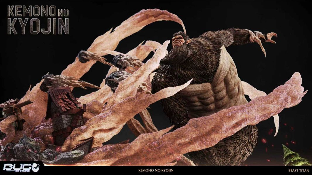 【預購】BUG 漏洞 猴子扔石頭 獸巨 進擊的巨人 心蹤,shinzou,GK,雕像,公仔,玩具,模型,一番賞,GK模型,GK雕像