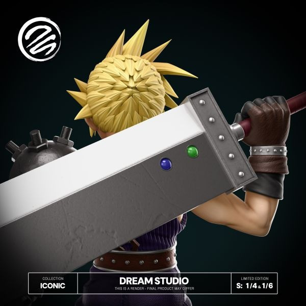 【預購】夢想 Dream 克勞德 雙比例 最終幻想 太空戰士 心蹤,shinzou,GK,雕像,公仔,玩具,模型,一番賞,GK模型,GK雕像