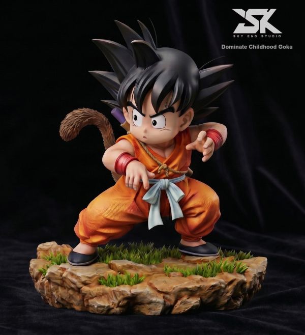 【預購】天末 sky end 起手式小悟空 七龍珠 心蹤,shinzou,GK,雕像,公仔,玩具,模型,一番賞,GK模型,GK雕像