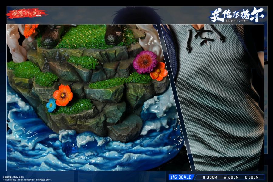 【預購】魔我賬本 艾連·葉卡 進擊的巨人 心蹤,shinzou,GK,雕像,公仔,玩具,模型,一番賞,GK模型,GK雕像