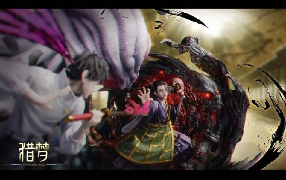 【預購】獵夢 乙骨憂太vs夏油傑 咒術迴戰 心蹤,shinzou,GK,雕像,公仔,玩具,模型,一番賞,GK模型,GK雕像