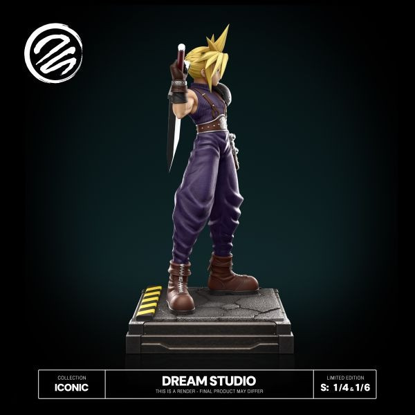 【預購】夢想 Dream 克勞德 雙比例 最終幻想 太空戰士 心蹤,shinzou,GK,雕像,公仔,玩具,模型,一番賞,GK模型,GK雕像