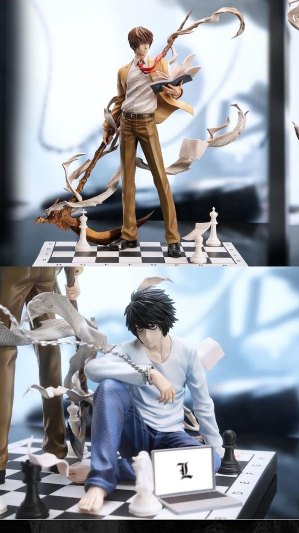 【預購】Anm 夜神月 L 死亡筆記本 心蹤,shinzou,GK,雕像,公仔,玩具,模型,一番賞,GK模型,GK雕像