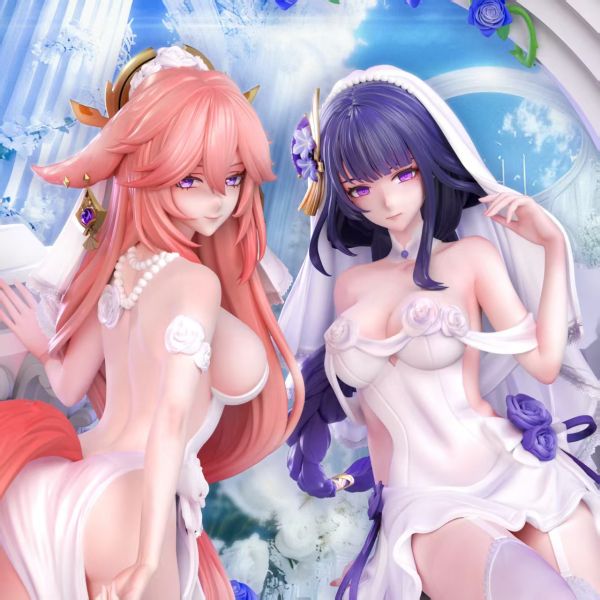 【預購】哈基米 ハキミ 雷電將軍 八重神子 原神 心蹤,shinzou,GK,雕像,公仔,玩具,模型,一番賞,GK模型,GK雕像