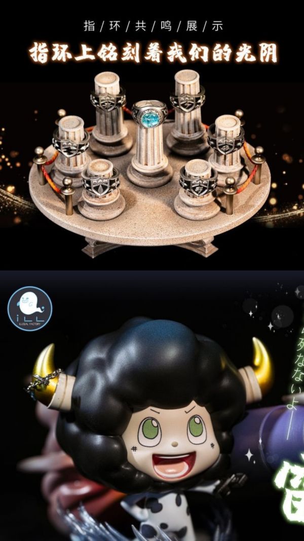 【預購】ILL地下工廠 藍波+戒指擺台套組 心蹤,shinzou,GK,雕像,公仔,玩具,模型,一番賞,GK模型,GK雕像