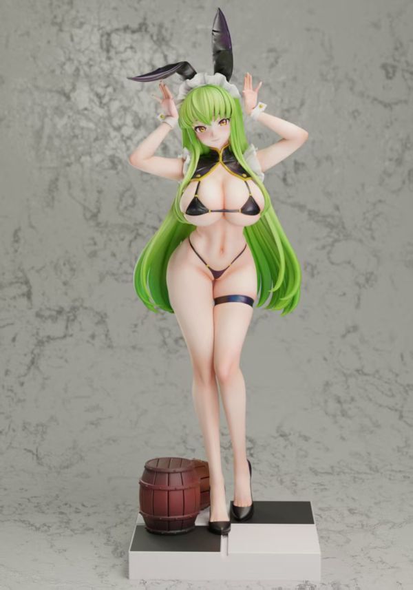 【預購】Green tea 酒館兔女郎CC 反叛的魯路修 心蹤,shinzou,GK,雕像,公仔,玩具,模型,一番賞,GK模型,GK雕像