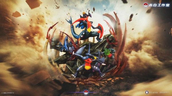 【預購】未白 烈咬陸鯊進化組 寶可夢 心蹤,shinzou,GK,雕像,公仔,玩具,模型,一番賞,GK模型,GK雕像