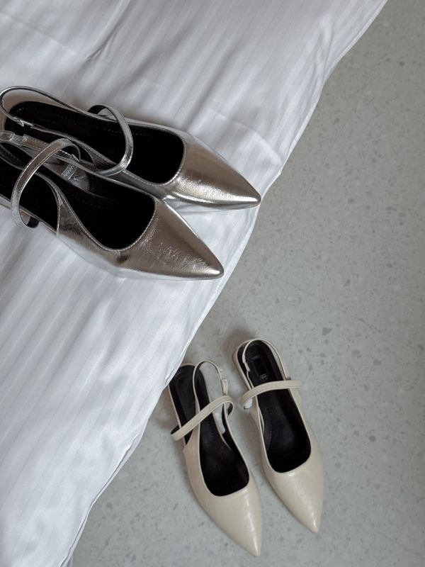 下週出貨- 法式新寵尖頭低跟鞋 