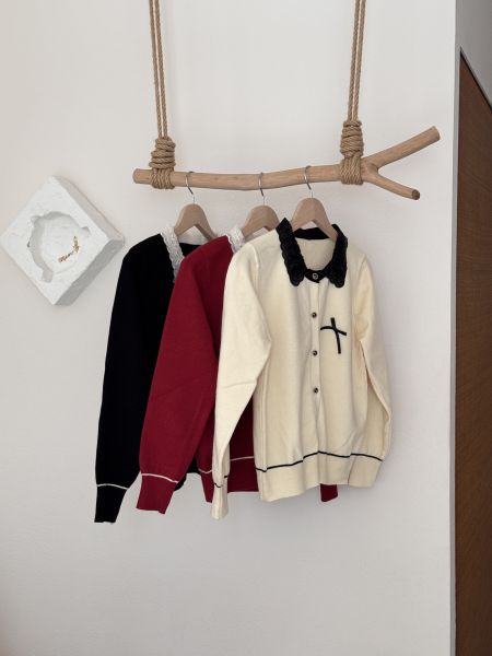 現貨- 本期超值！領珍珠針織外套 