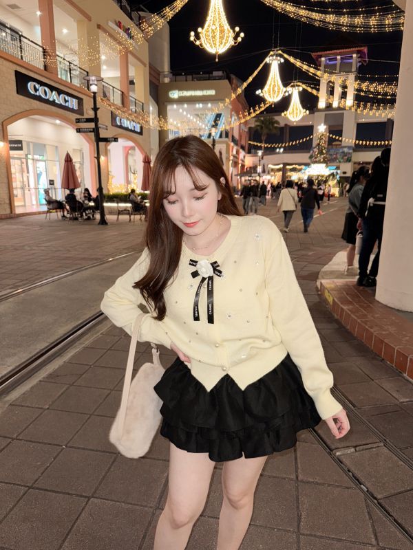 現貨- 闆娘自留！麂皮高腰蛋糕短裙 