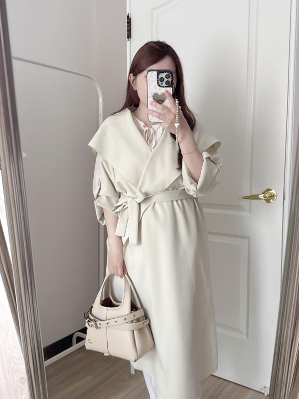 現貨- 本期推薦！翻領厚雪紡外套 