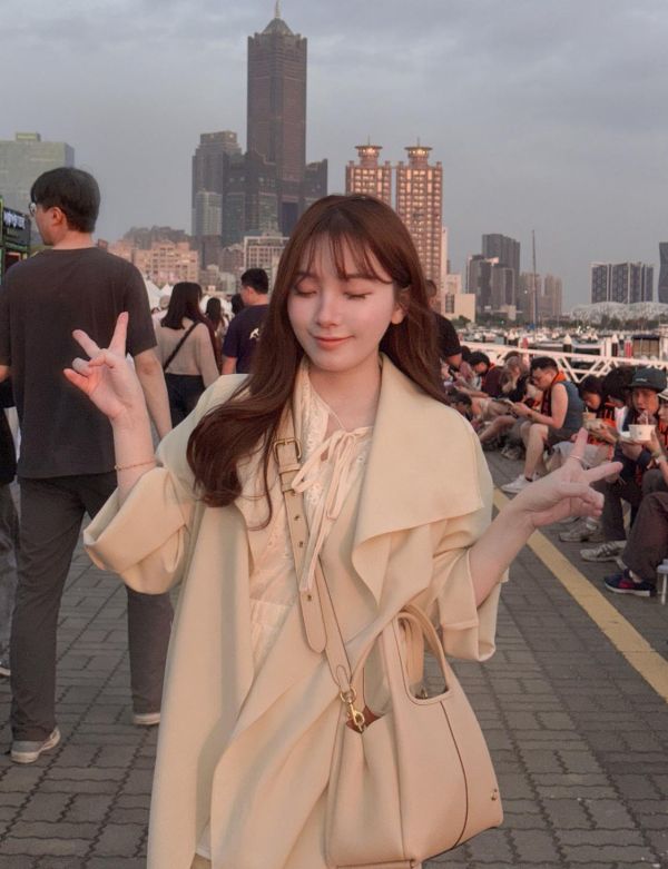 現貨- 本期推薦！翻領厚雪紡外套 