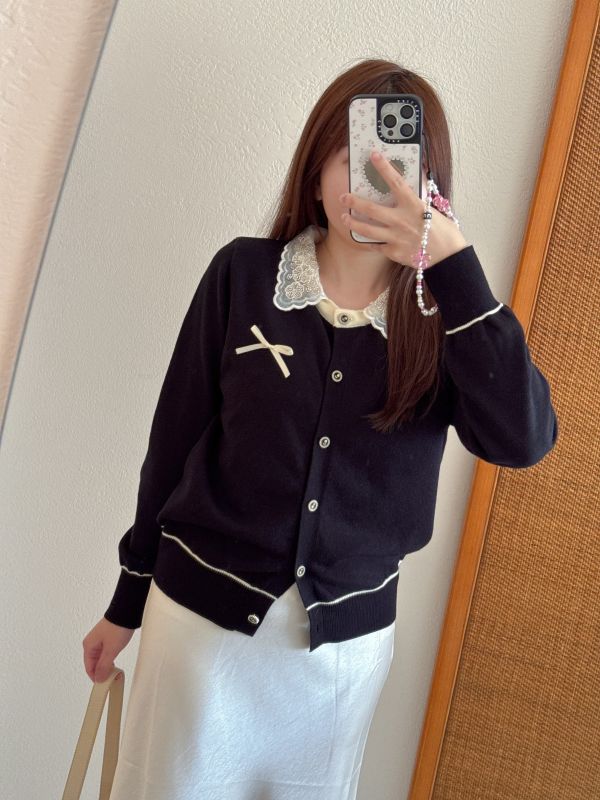 現貨- 本期超值！領珍珠針織外套 