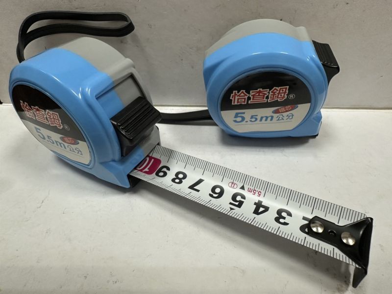 恰查鉧5.5米捲尺(公分) (雙煞車.鐵芯) 恰查鉧,5.5米,捲尺,公分,雙煞車,鐵芯,煞車