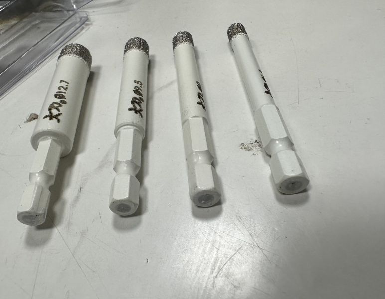 鑽石管 乾式 鑽石開孔器 六角柄 乾打鑽 大理石 花岡岩 瓷磚 薄壁鑽管 可乾切 六角頭 