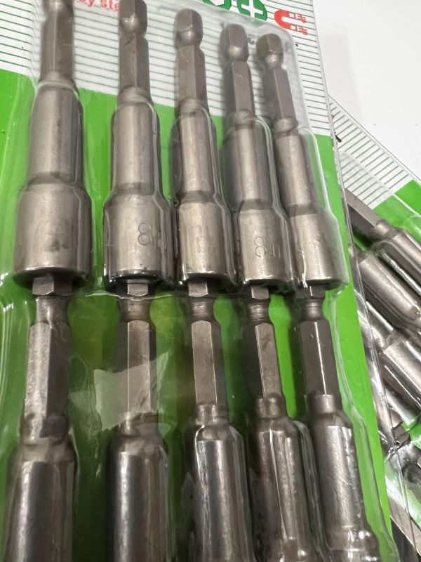套筒 鐵工8mm套筒 高強度 六角套筒 起子套筒 自攻螺絲套筒 套筒 8mm 帶強磁 鐵工專用 