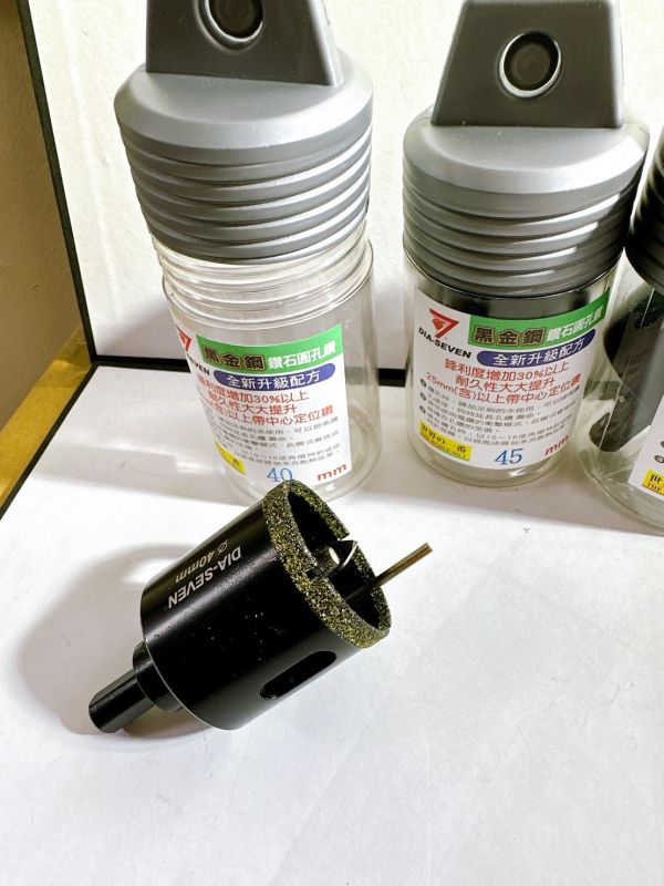 黑金鋼 鑽石圓孔鑽 大理石穴鑽 16mm~60mm 圓穴 鑽石 挖孔 