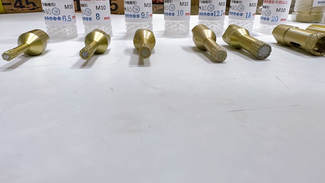 穿山甲 強力 鑽石 圓孔鑽 6.5-60mm 平面砂輪機專用 M10牙 鑽石鑽 