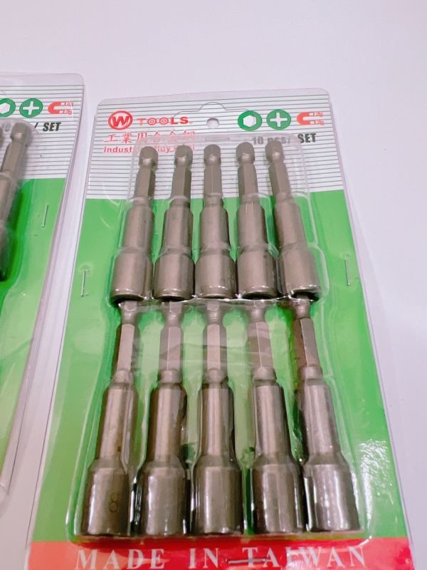 套筒 鐵工8mm套筒 高強度 六角套筒 起子套筒 自攻螺絲套筒 套筒 8mm 帶強磁 鐵工專用 