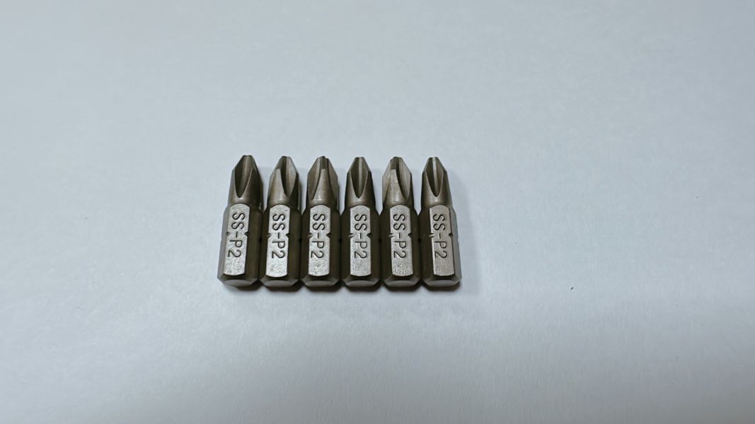 單頭 十字起子頭 2支 10支 PH2 2號 25mm長 S2材質 BIT批頭 台灣製 