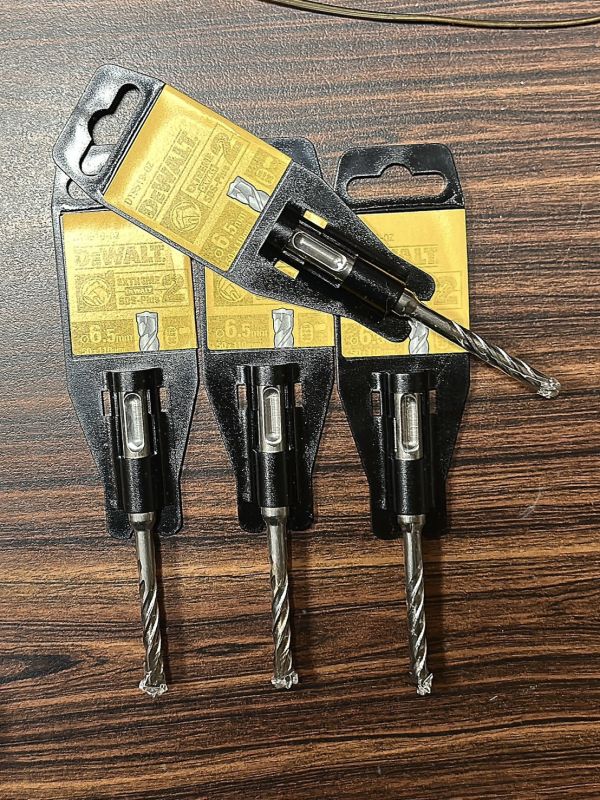 美國DEWALT得偉鑽尾6.5*110mm四溝二刃水泥鑽尾 鑽頭 鑽尾 