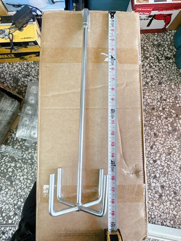 水泥攪拌棒 十字打泥器(附頭) 