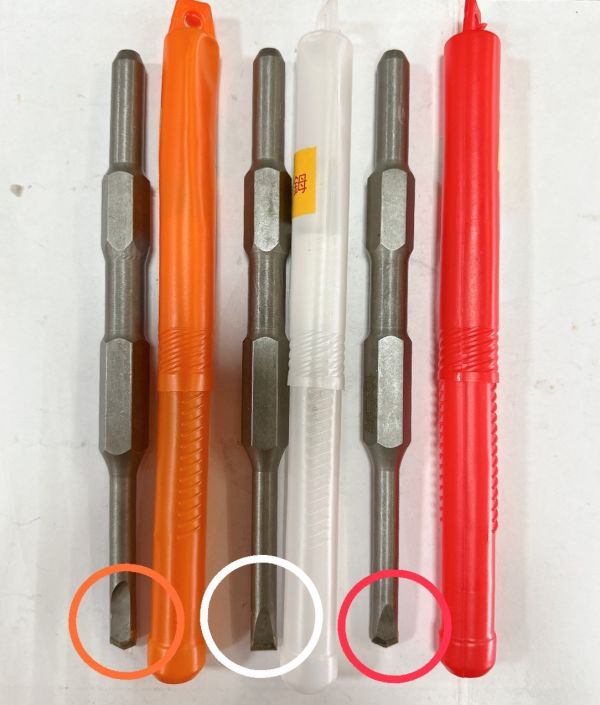 恰查鉧 41用 鎢鋼鑽尾 230mm*10mm 超級耐用 師傅實測 一支打3天 41尖 41平 恰查鉧,41用,鎢鋼,鑽尾,41尖,41平,尖,平