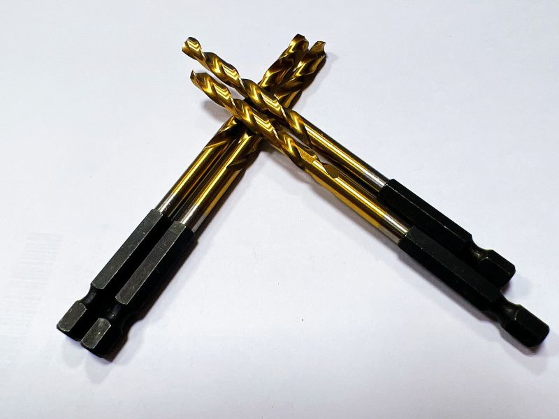 史丹堡 5.7mm鍍鈦鑽 六角頭 六角 六角頭 鍍鈦鑽 鑽尾 M2 正高速鋼 5.7mm 5.7 