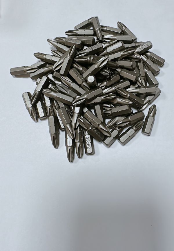 單頭 十字起子頭 2支 10支 PH2 2號 25mm長 S2材質 BIT批頭 台灣製 