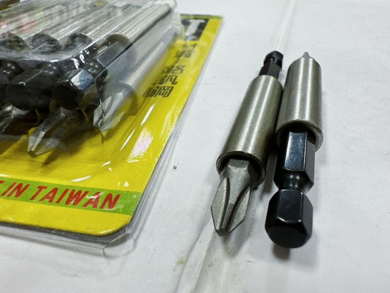 強力磁性六角白鐵接桿(附起子頭) 1/4*35mm*60L*8mm 