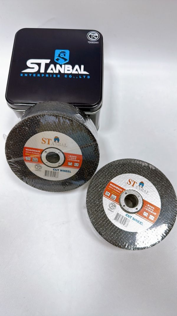 史丹堡 STANBAL 4吋 砂輪片 107mm 雙網 TS認證 50片裝 切割片 企鵝牌 鋸片 切 