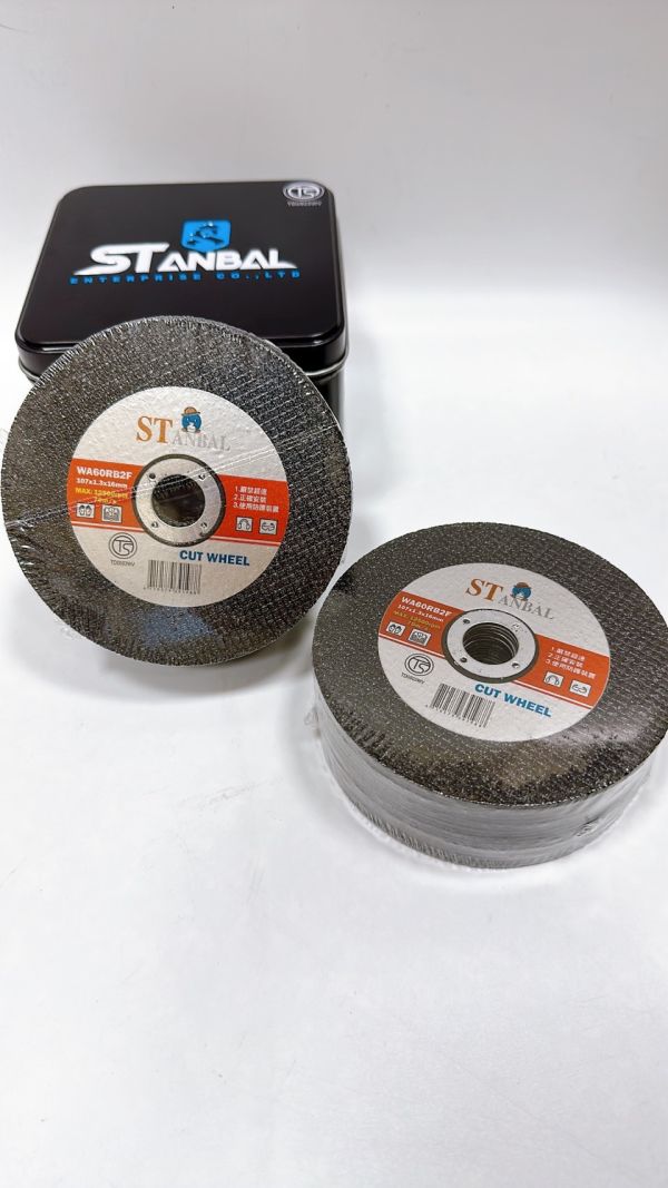 史丹堡 STANBAL 4吋 砂輪片 107mm 雙網 TS認證 50片裝 切割片 企鵝牌 鋸片 切 
