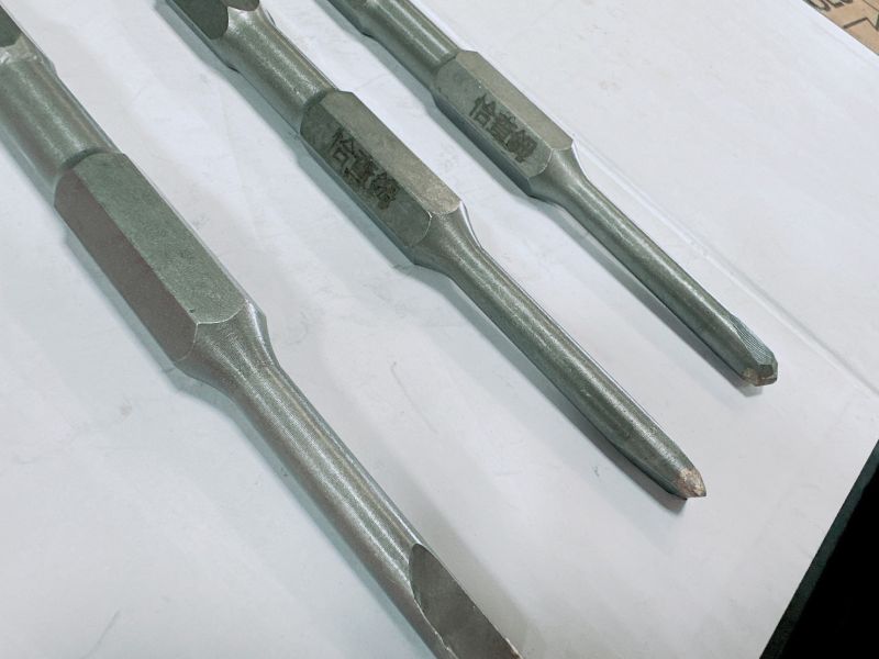 恰查鉧 41用 鎢鋼鑽尾 230mm*10mm 超級耐用 師傅實測 一支打3天 41尖 41平 恰查鉧,41用,鎢鋼,鑽尾,41尖,41平,尖,平