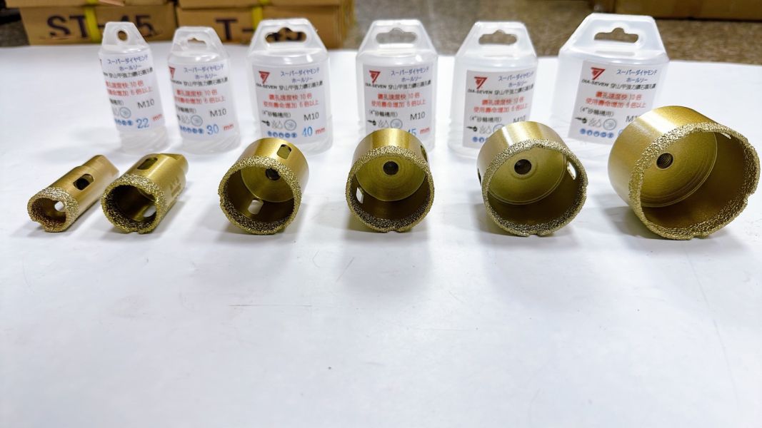 穿山甲 強力 鑽石 圓孔鑽 6.5-60mm 平面砂輪機專用 M10牙 鑽石鑽 