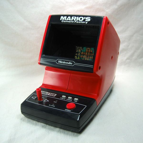 1983 NINTENDO Mario's Cement Factory Tabletop 任天堂桌上遊戲機 瑪利歐水泥工廠 