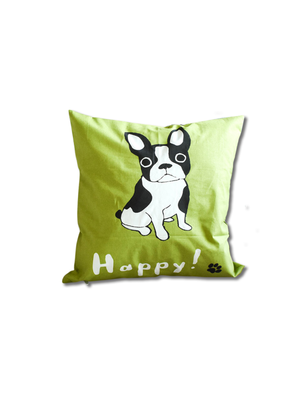 法鬥狗狗抱枕套 