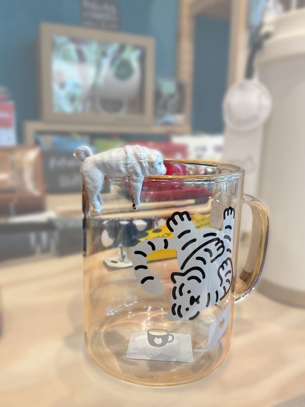 療癒系狗狗杯緣飾品 