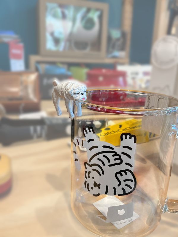 療癒系狗狗杯緣飾品 