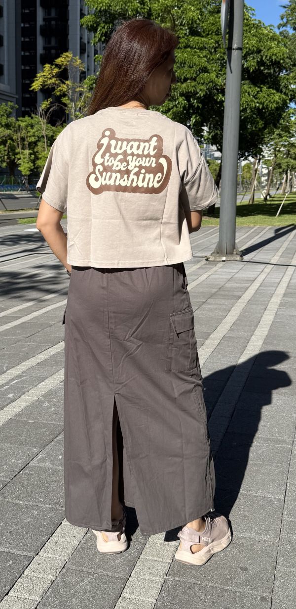 I want to be your Sunshine 字母印花T系列 