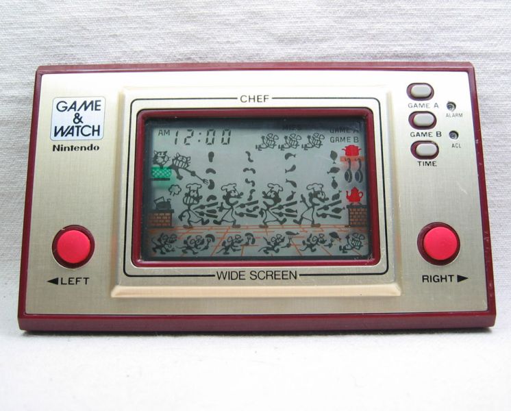 1981 Nintendo Game & Watch Chef 任天堂掌上遊戲機 廚師 