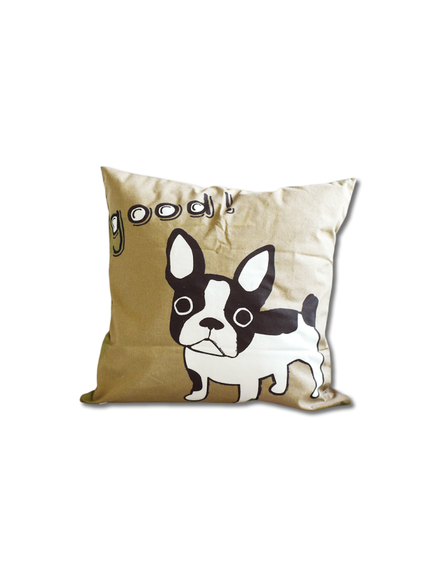 法鬥狗狗抱枕套 
