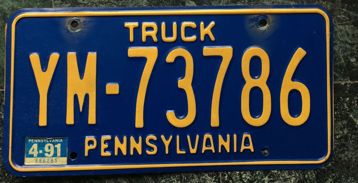 美國老車牌 懷舊掛飾組U.S.A. license plate 