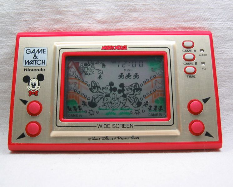 1981 Nintendo Game & Watch MICKEY MOUSE 任天堂掌上遊戲機 米老鼠接蛋 